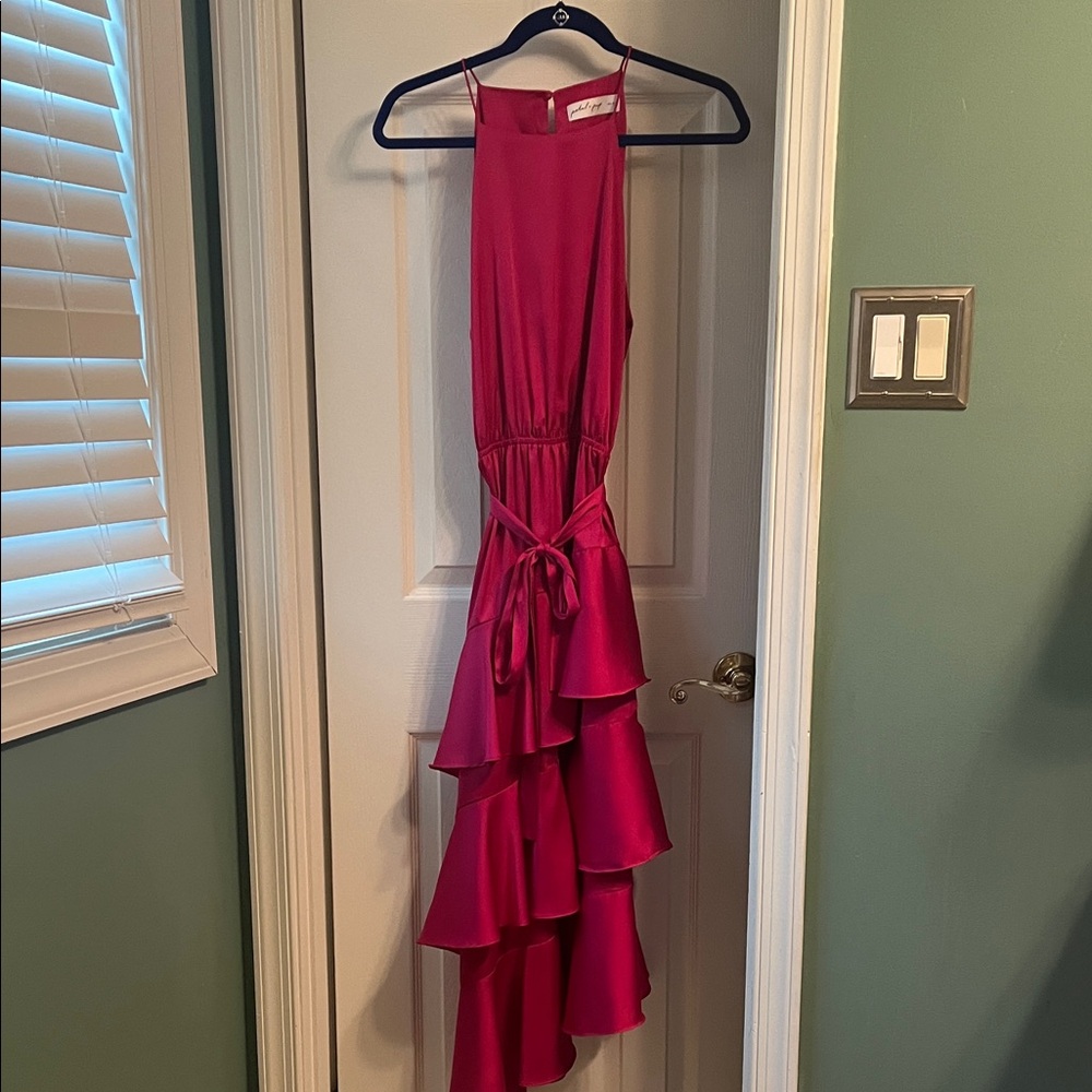 Petal & Pup Fuchsia High Low Dress